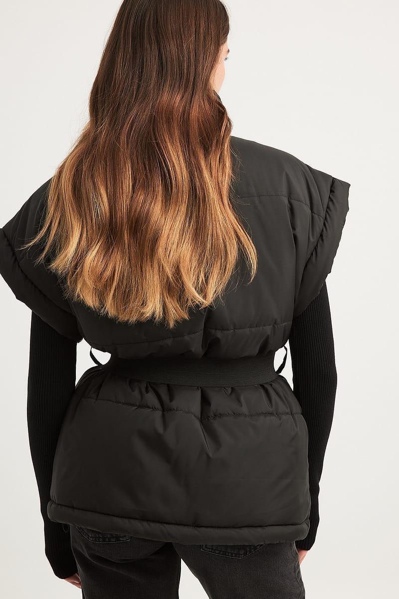Belted Padded Vest