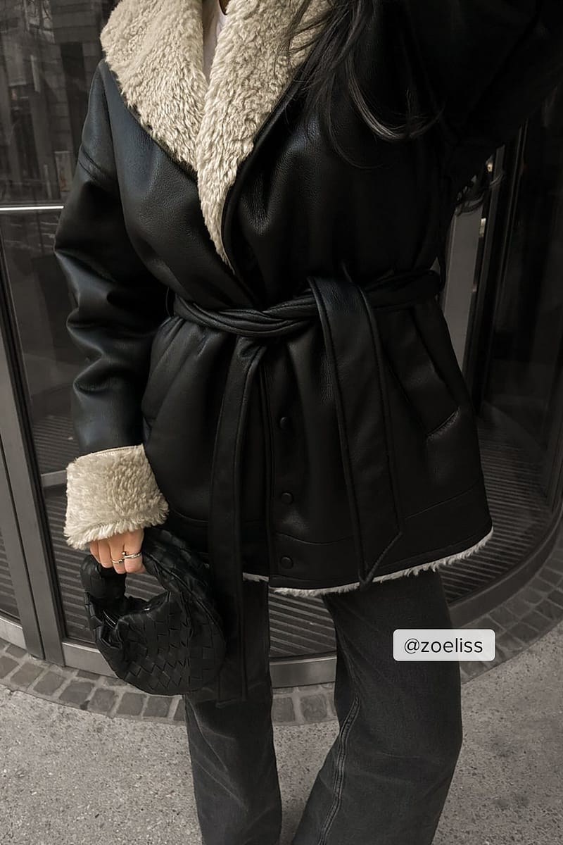 Collar Detail Bonded Jacket
