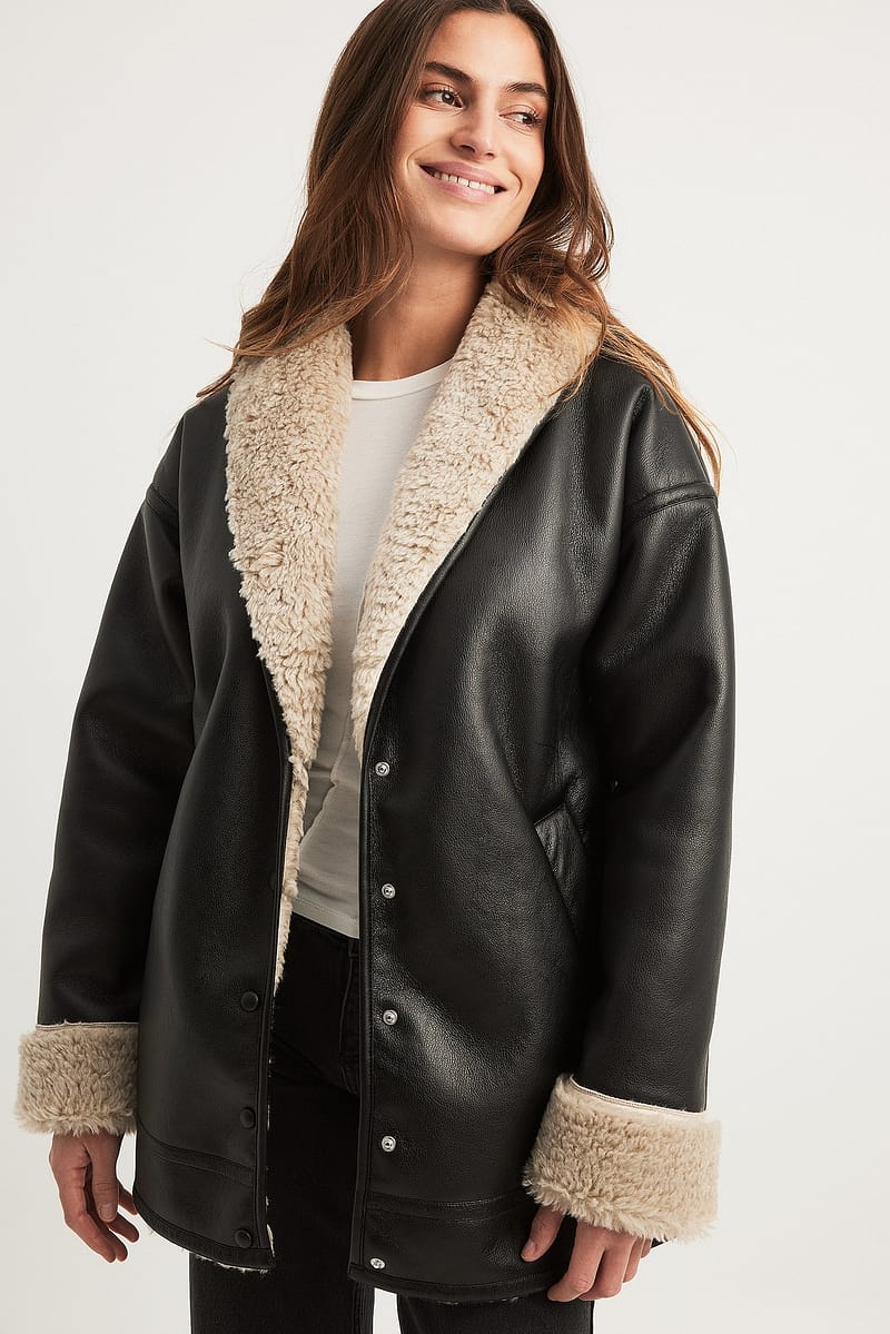 Collar Detail Bonded Jacket