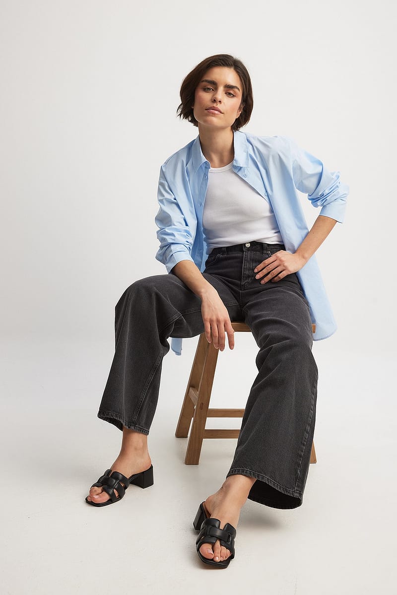 Crossed Straps Mules