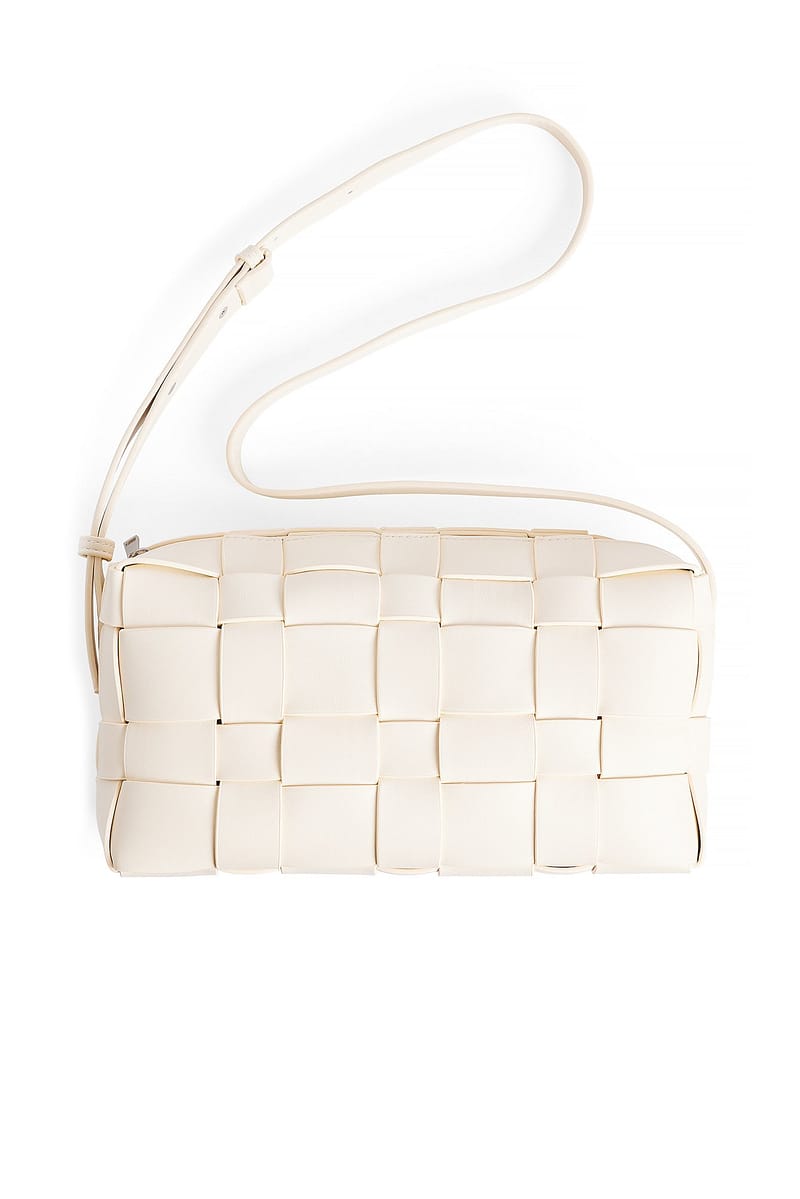Boxy Woven Crossbody Bag