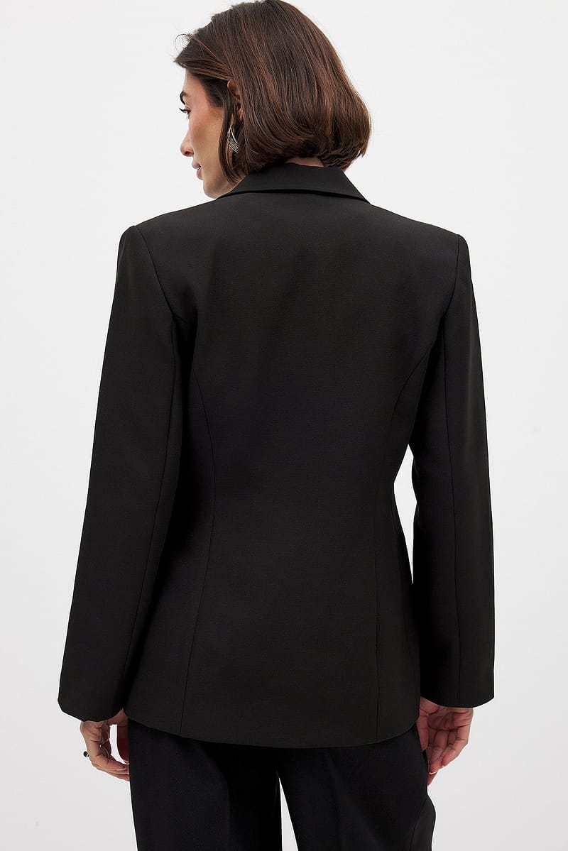 Fitted Blazer - Black