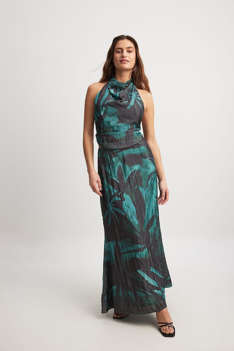 Structured Maxi Skirt