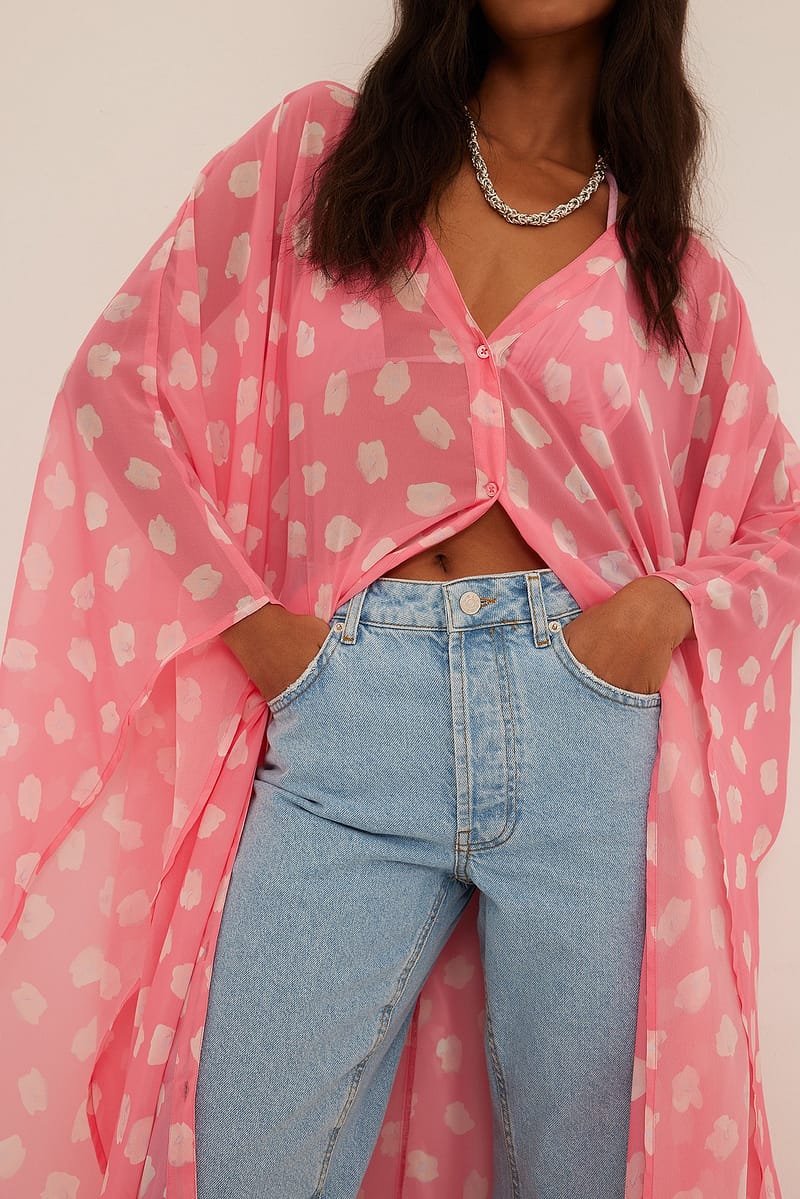 Flowy Buttoned Caftan