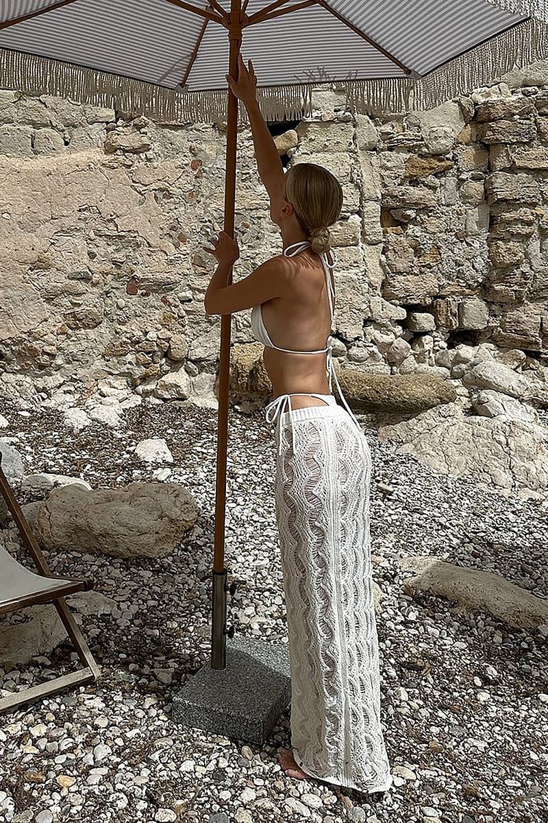 Crochet Knitted Maxi Skirt