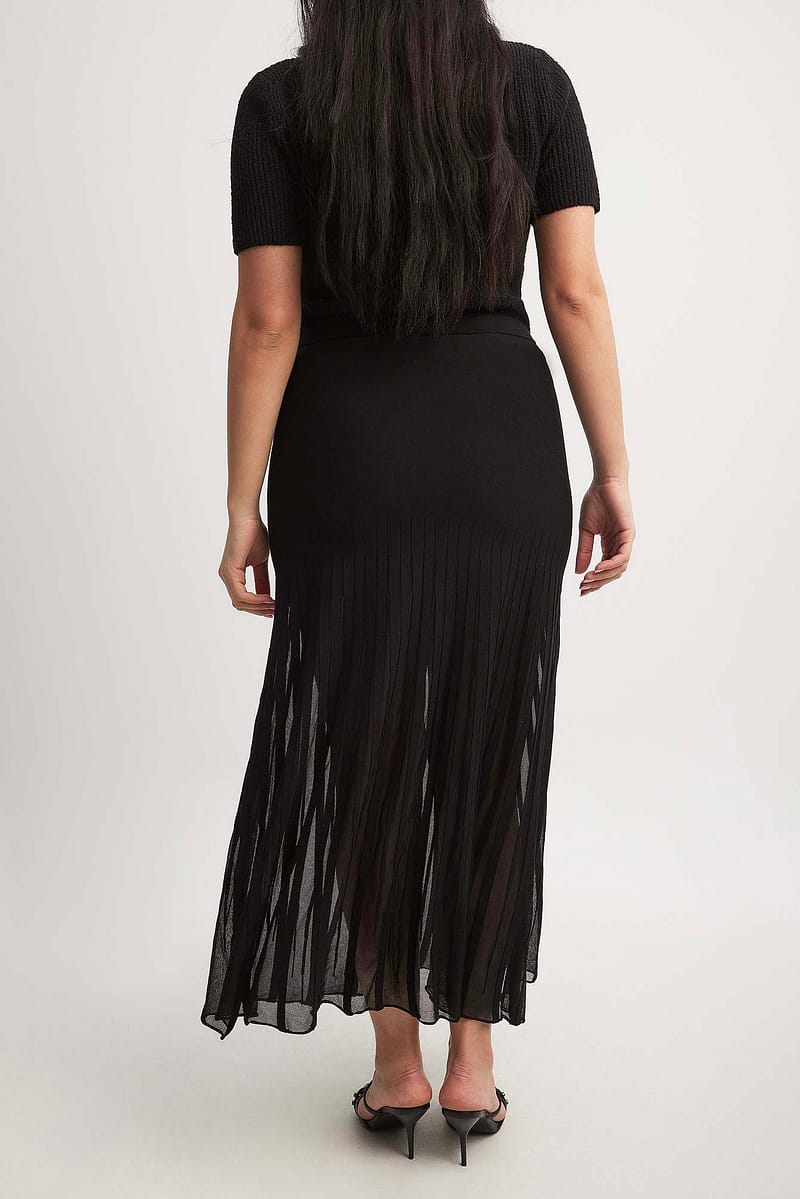 Knitted Maxi Skirt