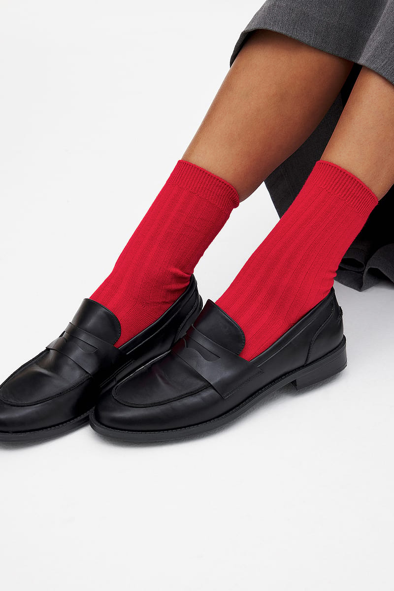 2-pack Ribbed Socks