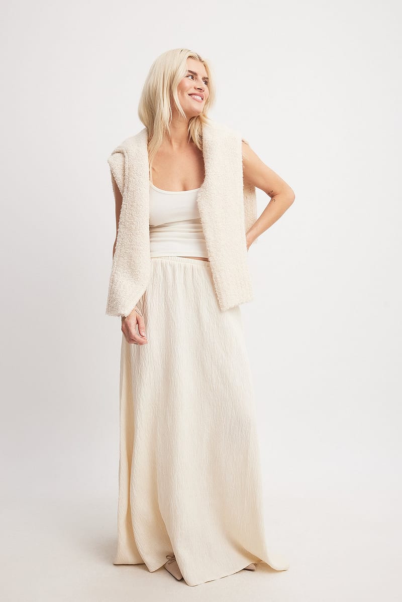 Structured Maxi Skirt